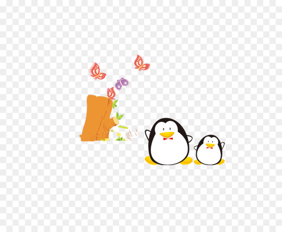 Penguin，Cartoon PNG