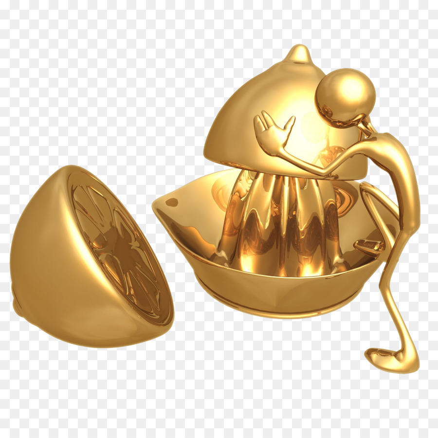 Espremedor Dourado，Fruta PNG