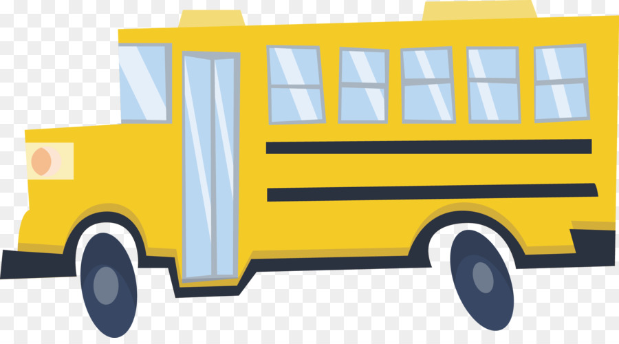 Ônibus Escolar，Amarelo PNG