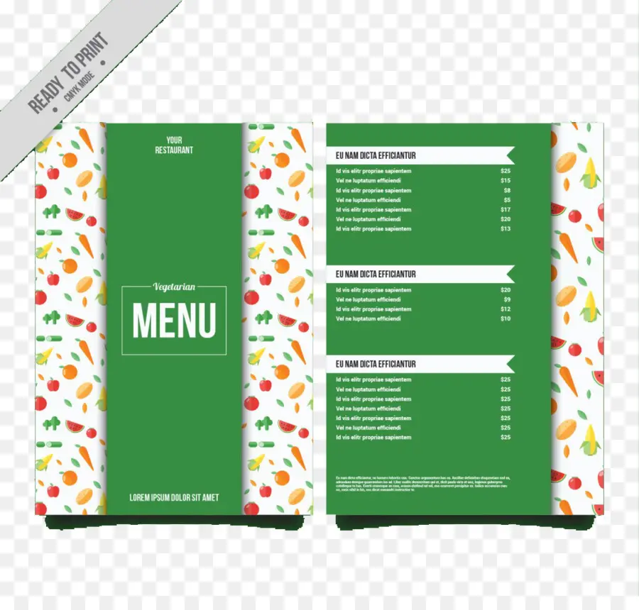 Menu，Vegetariano PNG