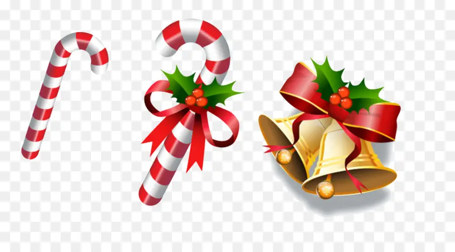 Candy Cane，Papai Noel PNG