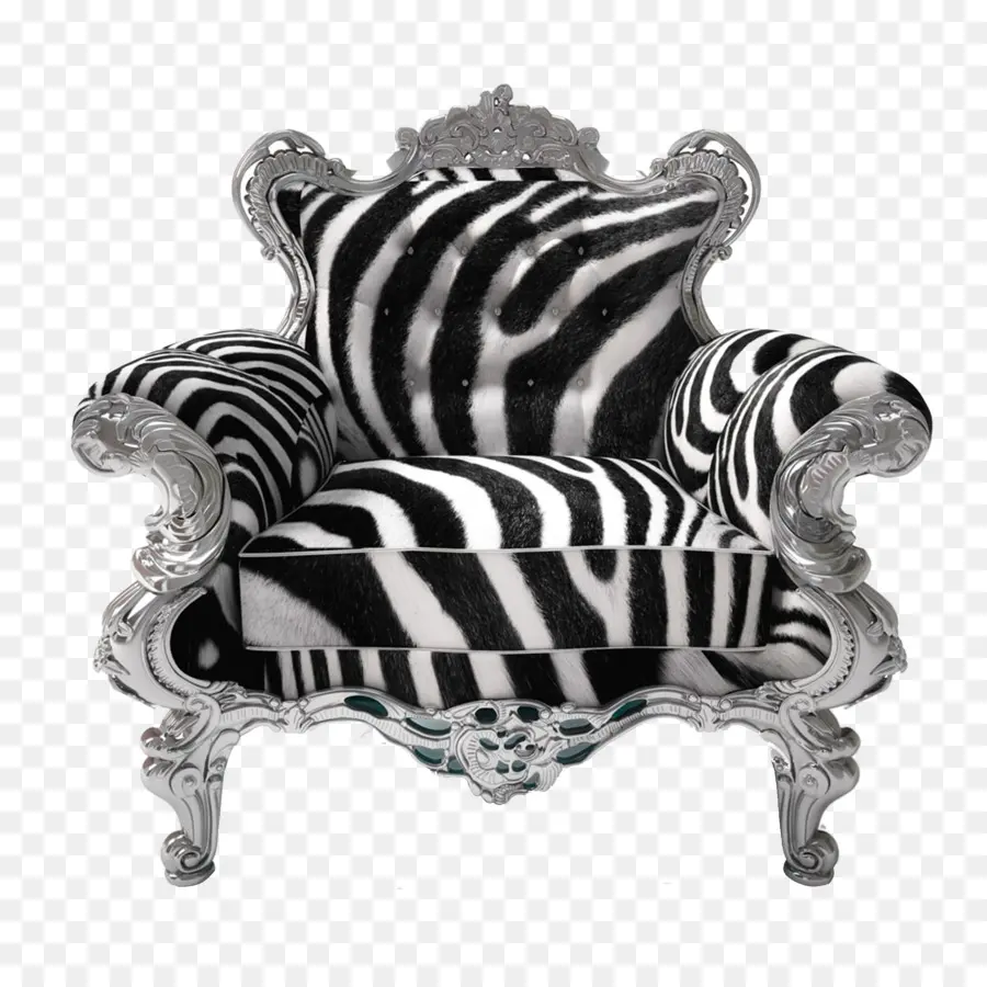 Cadeira Com Estampa Zebra，Mobília PNG