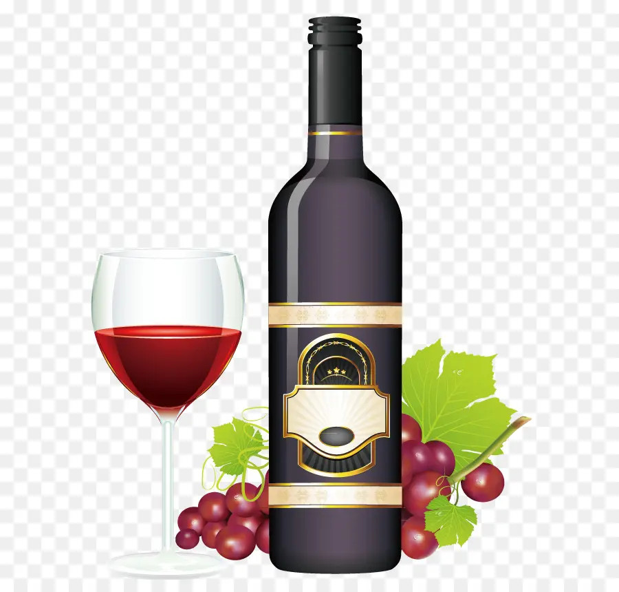 Garrafa De Vinho，Vidro PNG