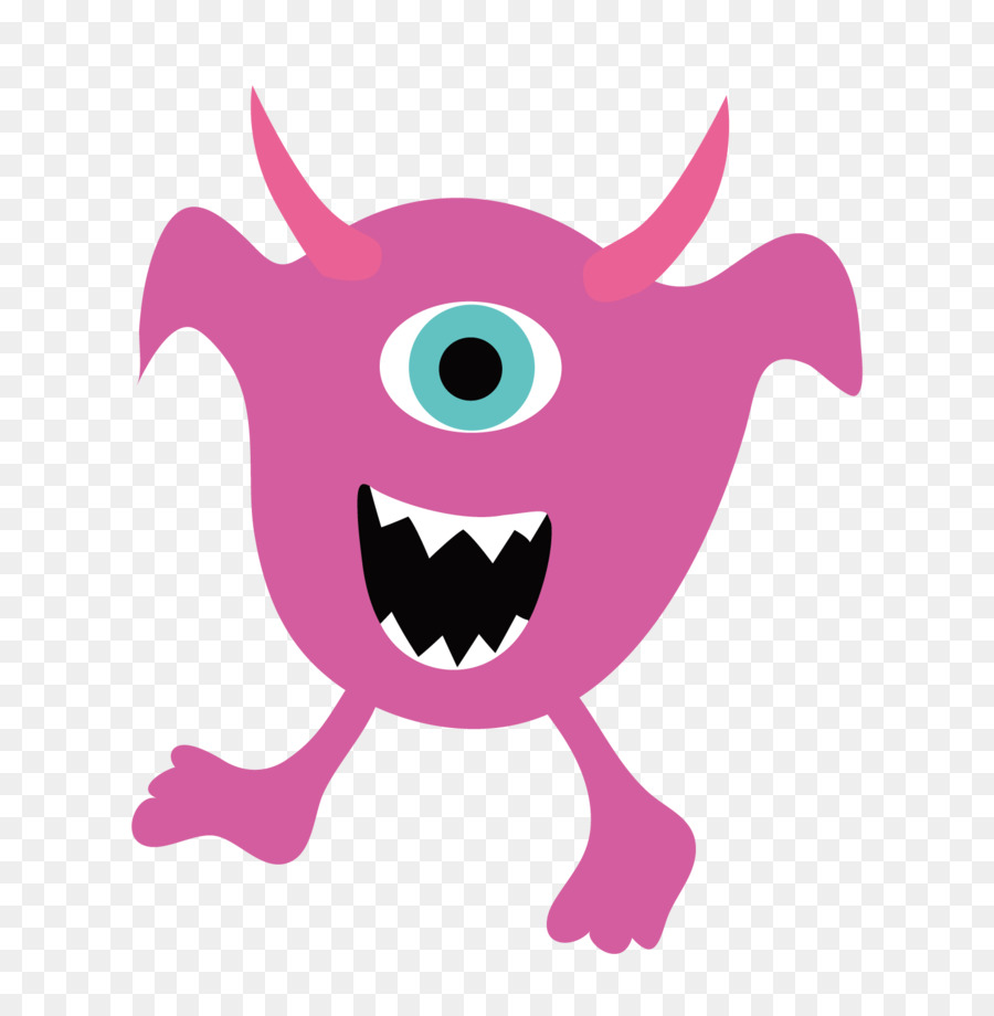 Monstro Rosa，Desenho Animado PNG