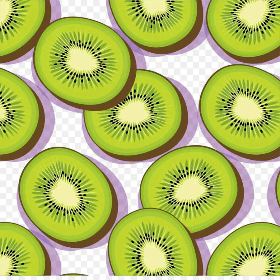 Fatias De Kiwi，Verde PNG