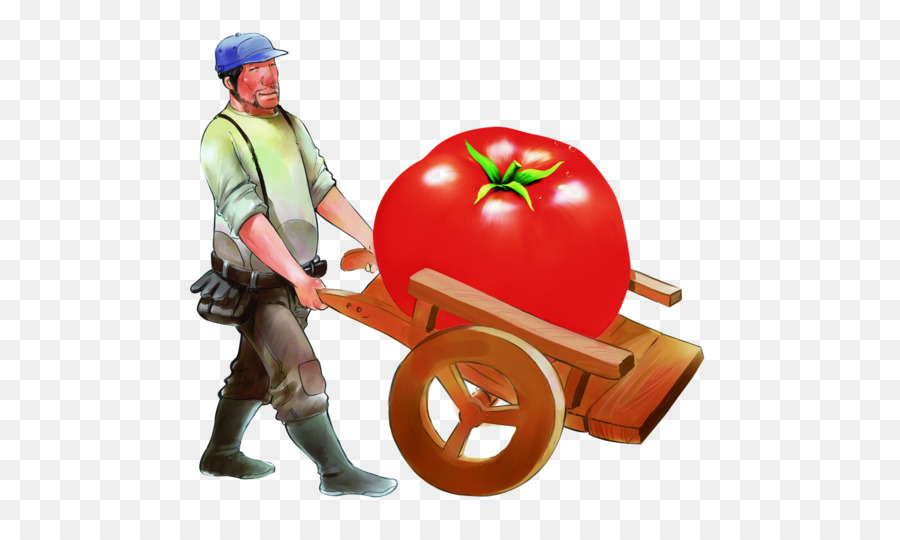 Tomate Gigante，Carrinho De Mão PNG