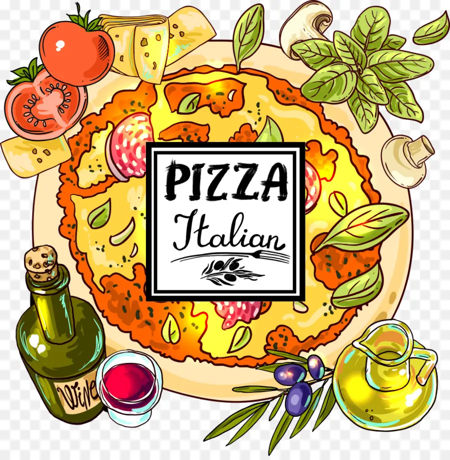 Pizza，Cozinha Italiana PNG