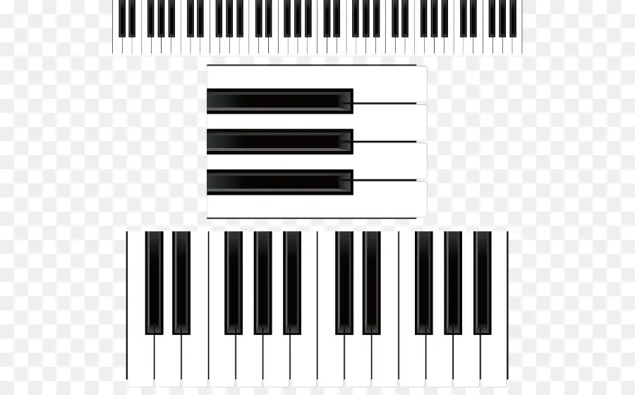 Teclas De Piano，Música PNG