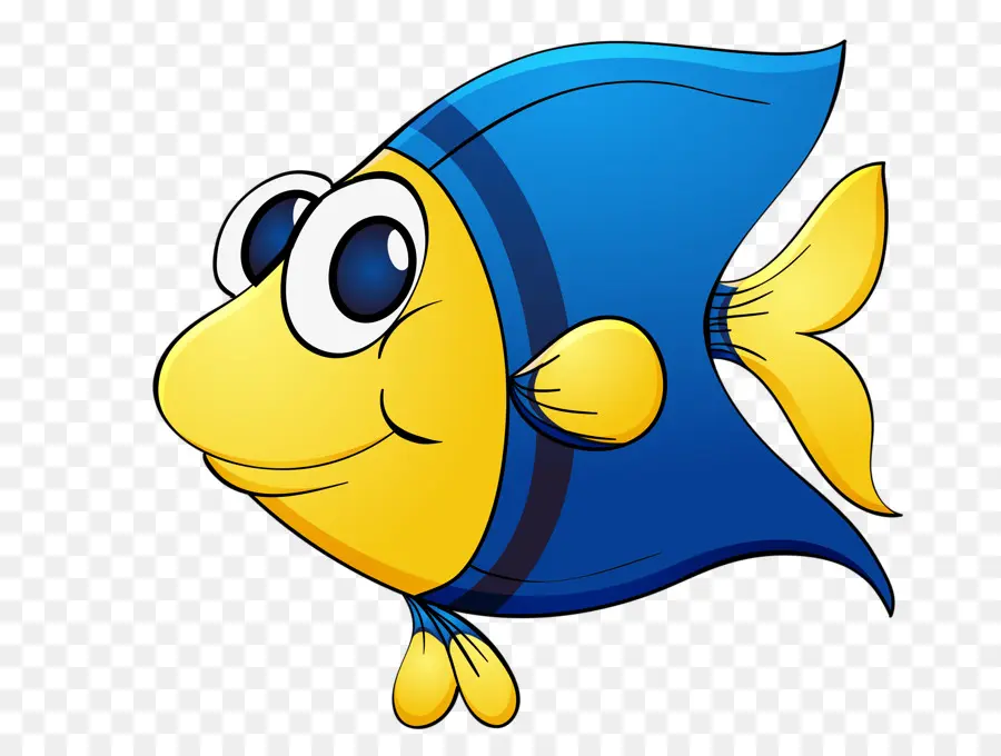 Peixe De Desenho Animado，Peixe Amarelo PNG