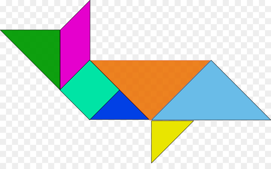 Quebra Cabeça，Tangram PNG