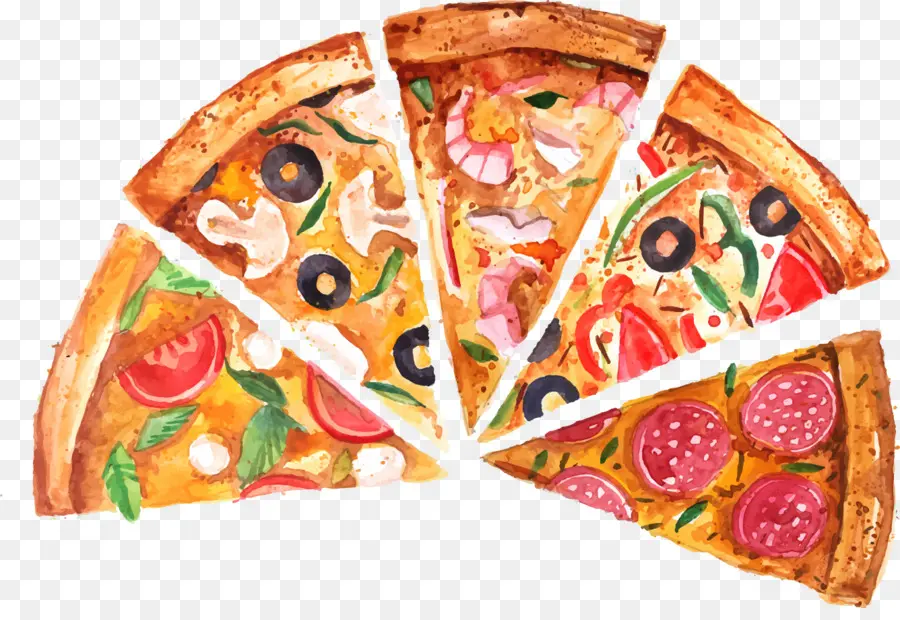 Pizza，Fatias PNG