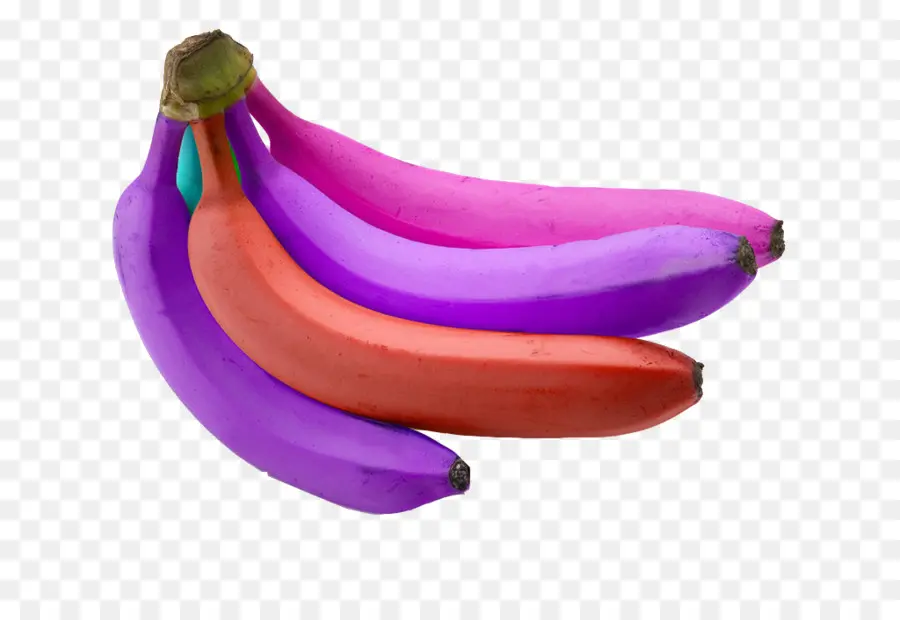 Bananas Coloridas，Banana PNG