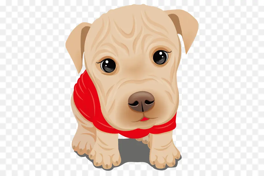 Filhote De Cachorro，Suéter Vermelho PNG