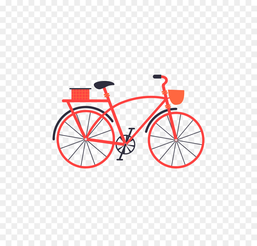 Bicicleta Vermelha，Bicicleta PNG