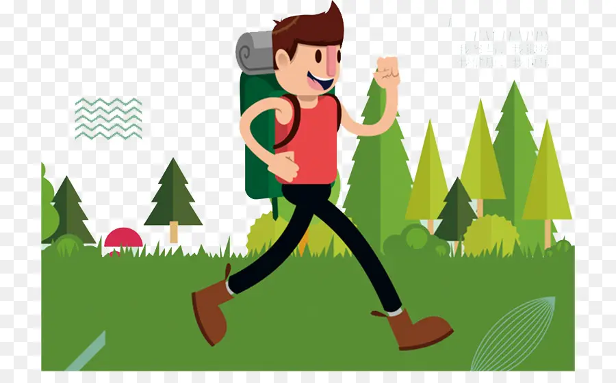 Caminhante，Mochila PNG