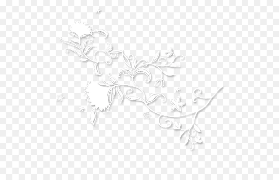 Desenho Floral，Flor PNG