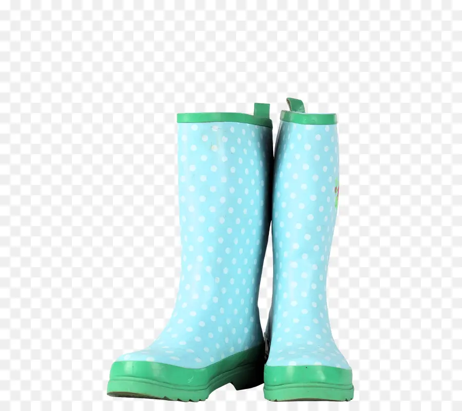 Botas De Chuva De Bolinhas Azuis，Chuva PNG