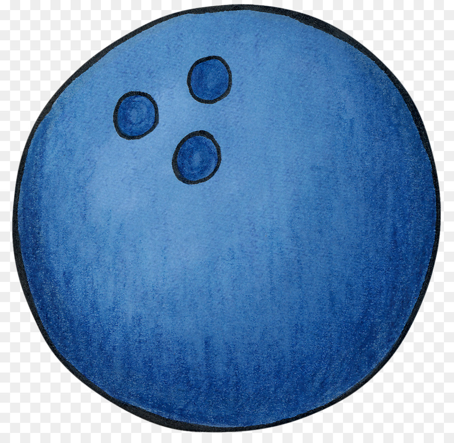 Bola De Boliche，Azul PNG