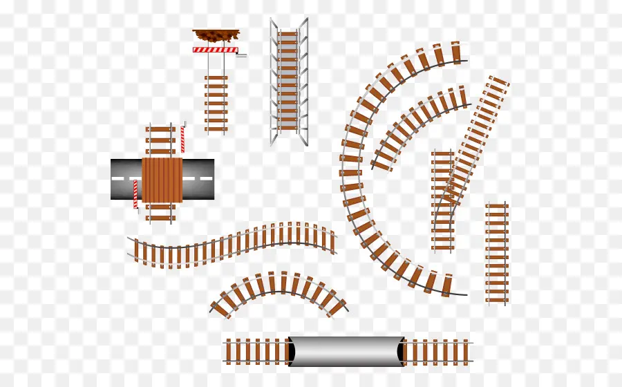 Trilhos Ferroviários，Trem PNG