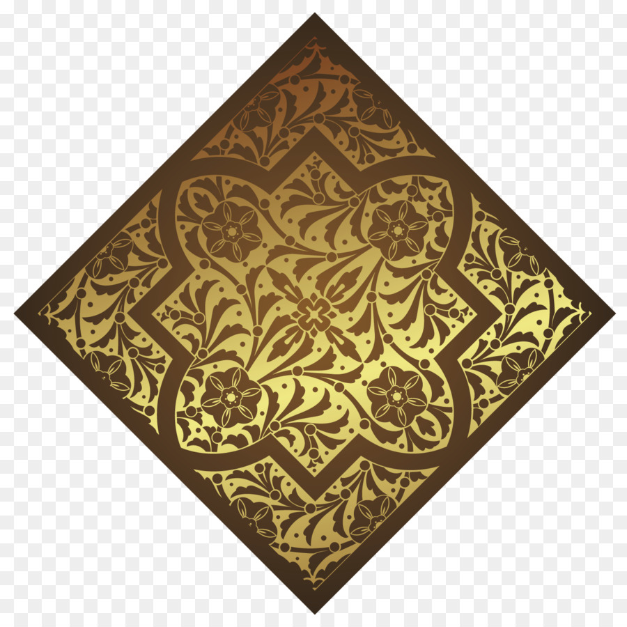 Padrão Dourado，Ornamento PNG