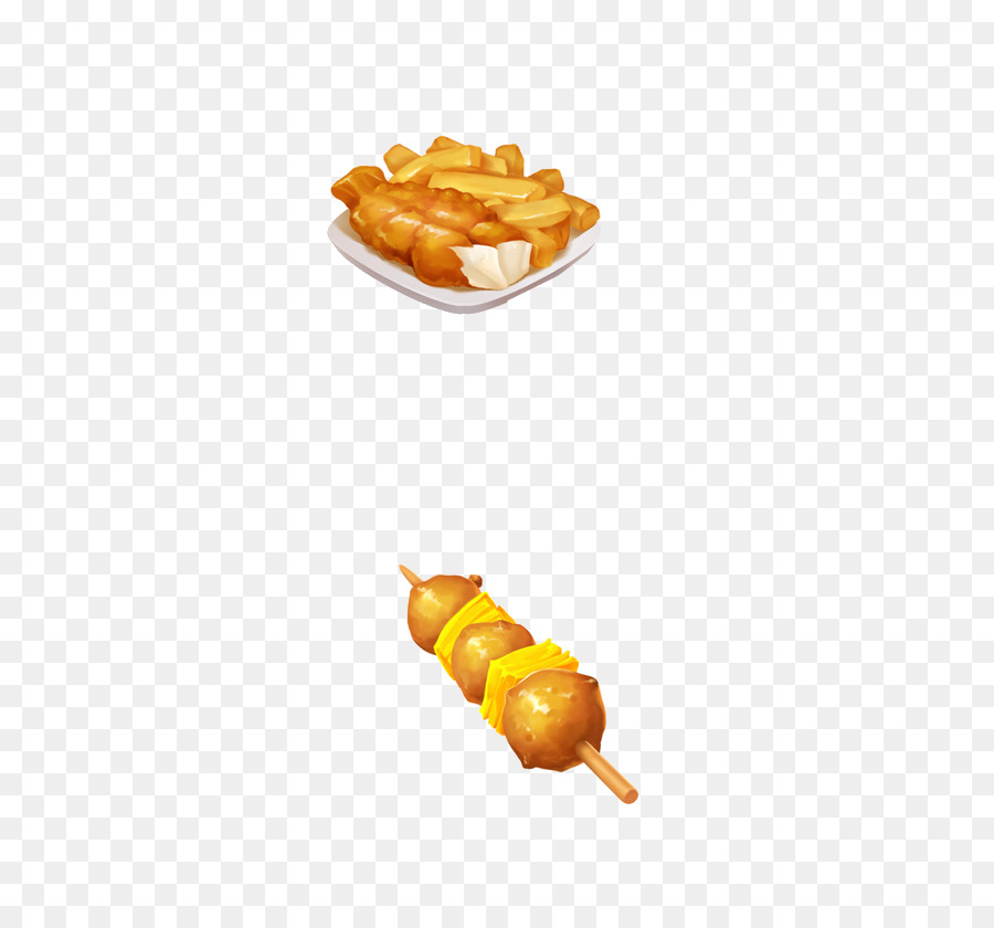 Batatas Fritas，Frango Frito PNG