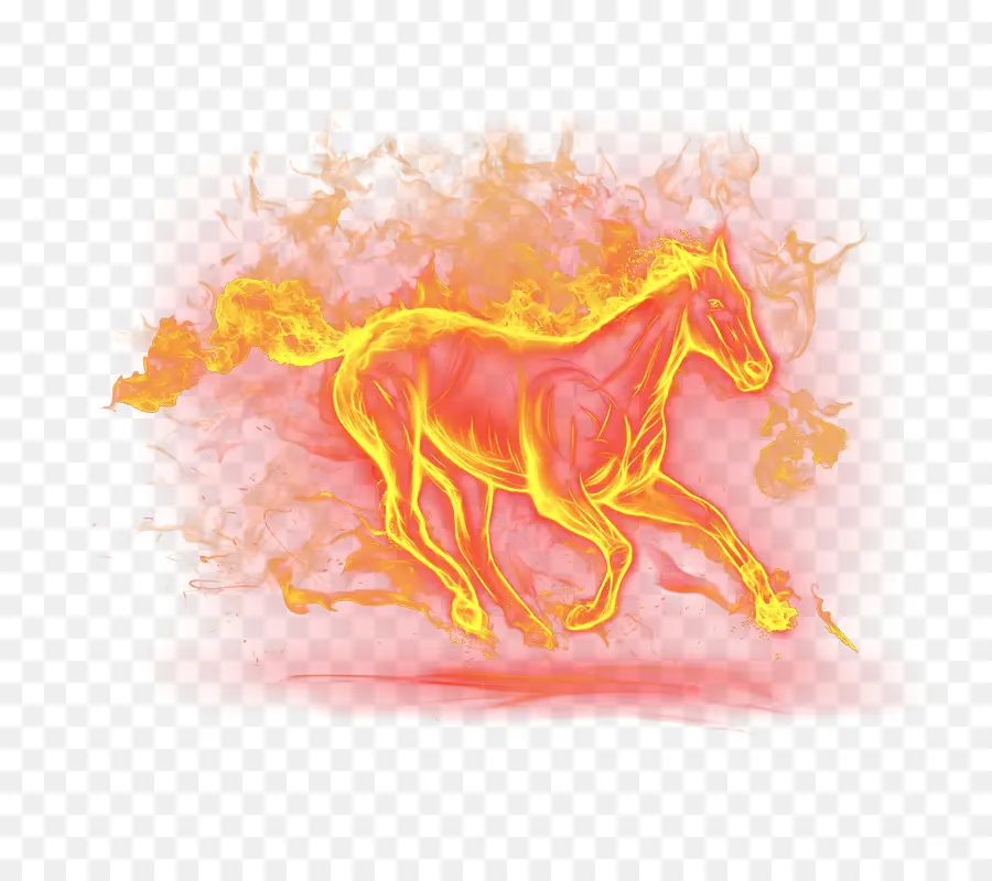 Cavalo，Chama PNG