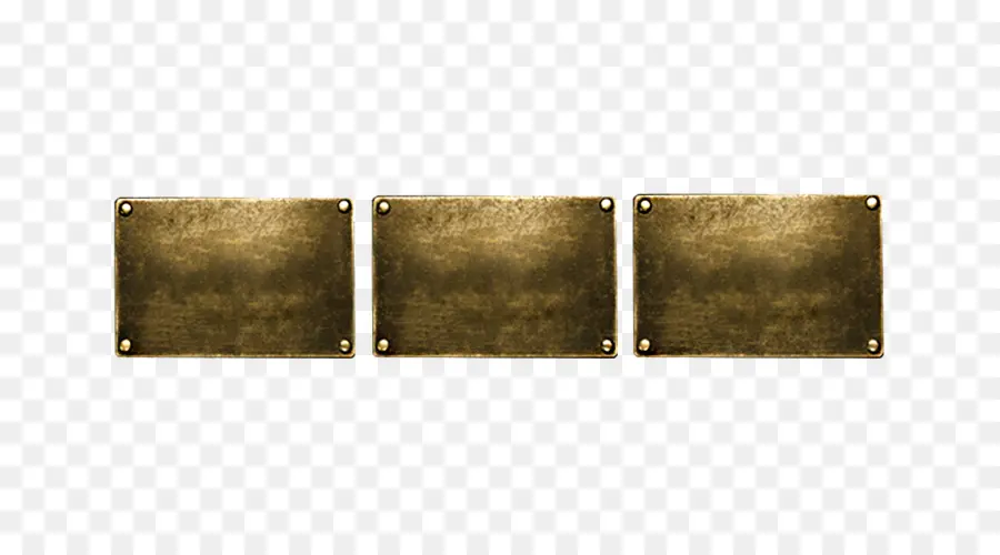 Placas De Latão，Metal PNG