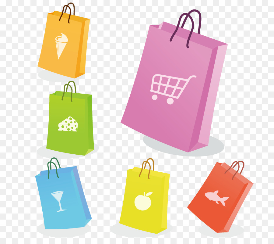 Sacolas De Compras，Bolsas PNG