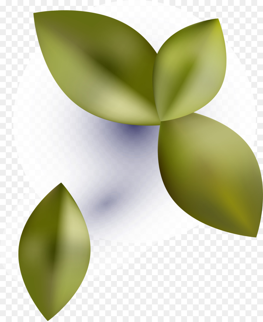 Folhas Azuis E Verdes，Natureza PNG