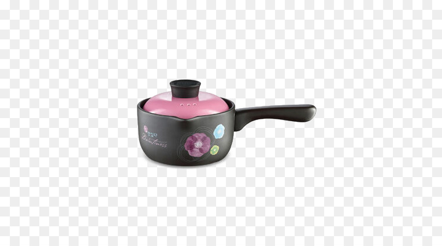 Panela Preta Com Tampa Rosa，Culinária PNG