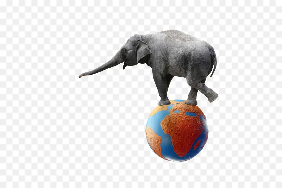 Elefante No Globo，Elefante PNG