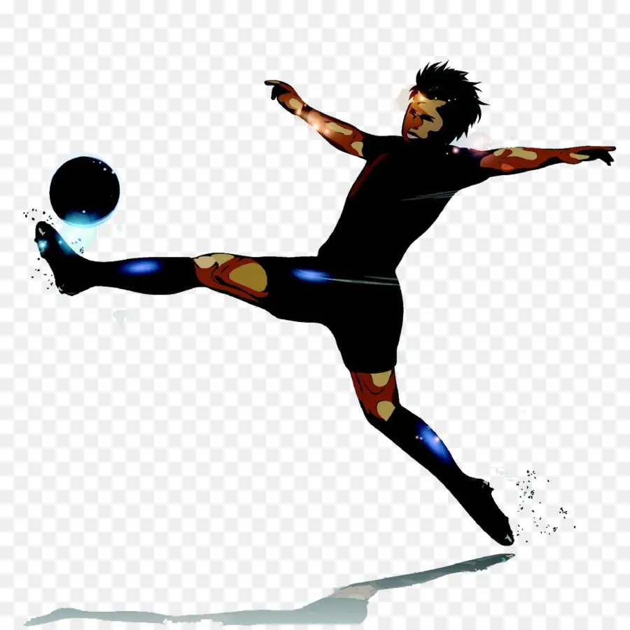 Jogador De Futebol，Chute PNG