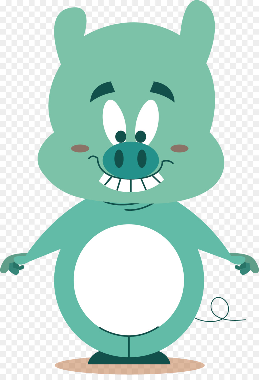 O Porco Doméstico，Cartoon PNG