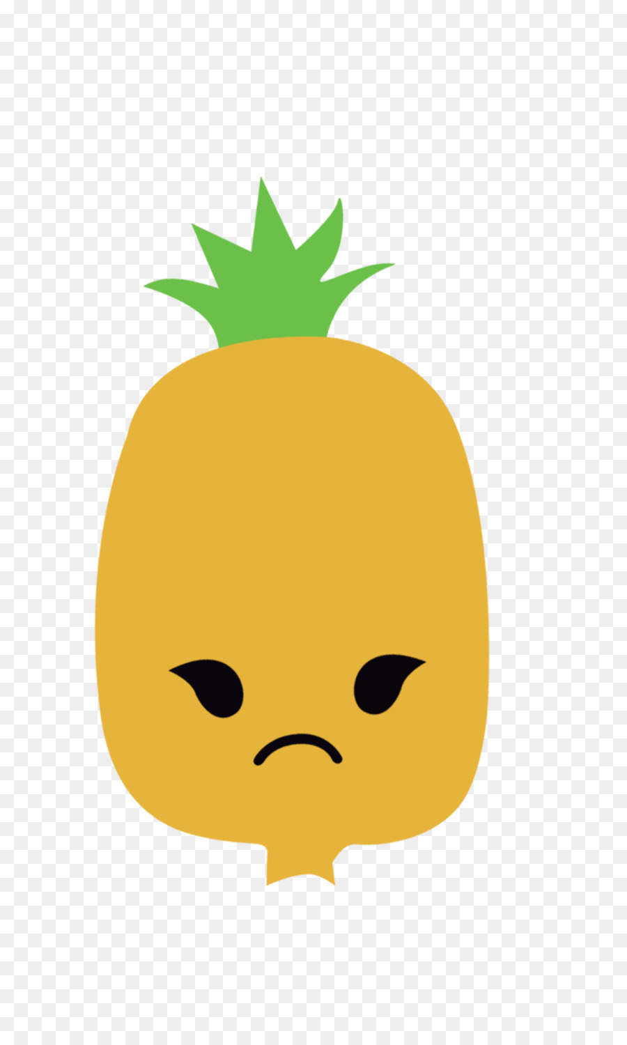 Abacaxi Triste，Fruta PNG