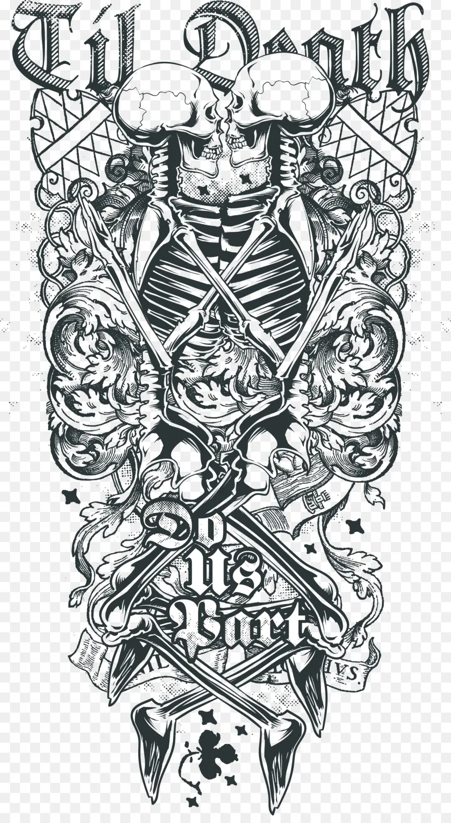 A Morte，Tatuagem PNG