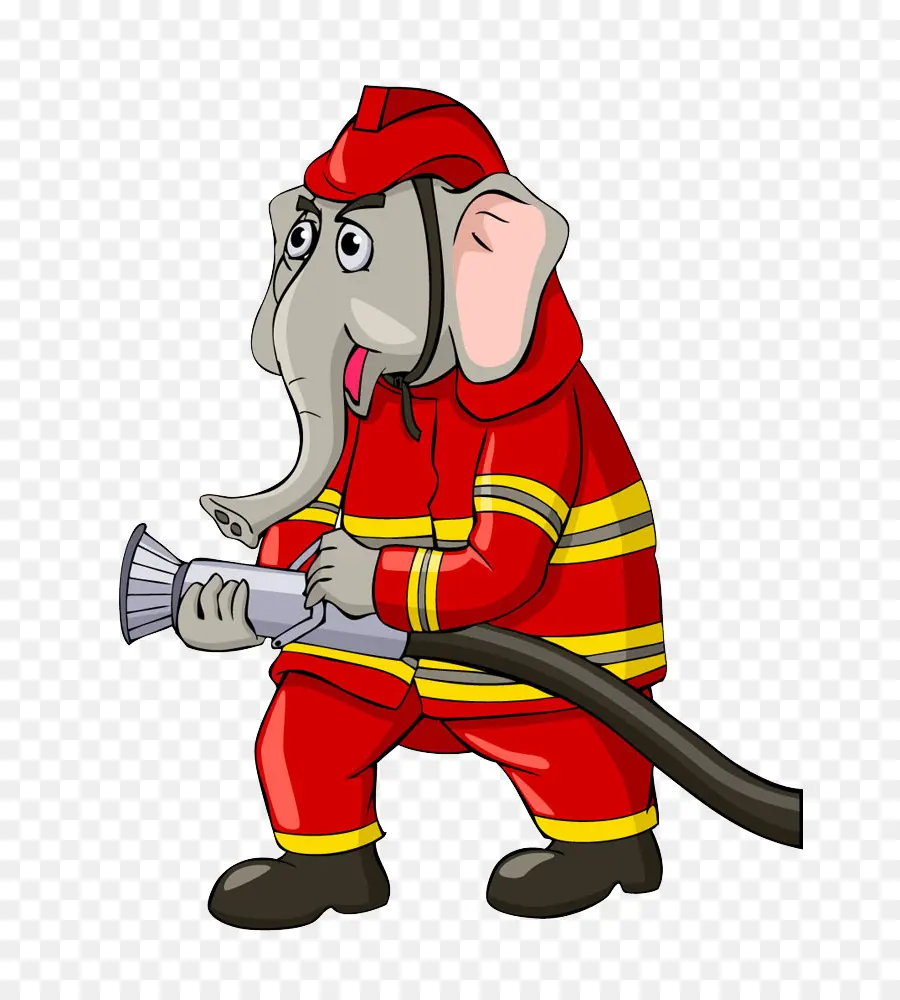 Elefante Bombeiro，Bombeiro PNG