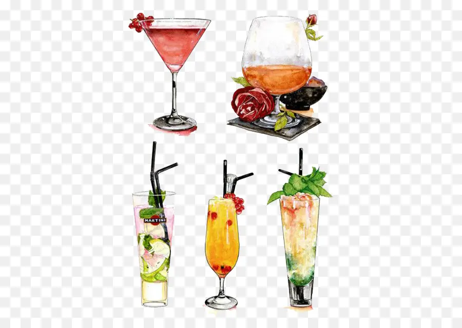 Sorvete，Cocktail PNG