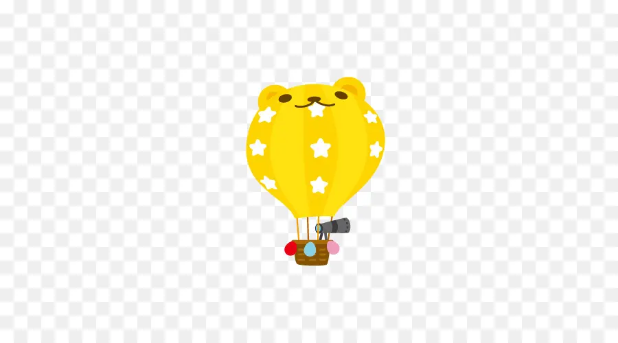 Balão De Ar Quente，Urso PNG