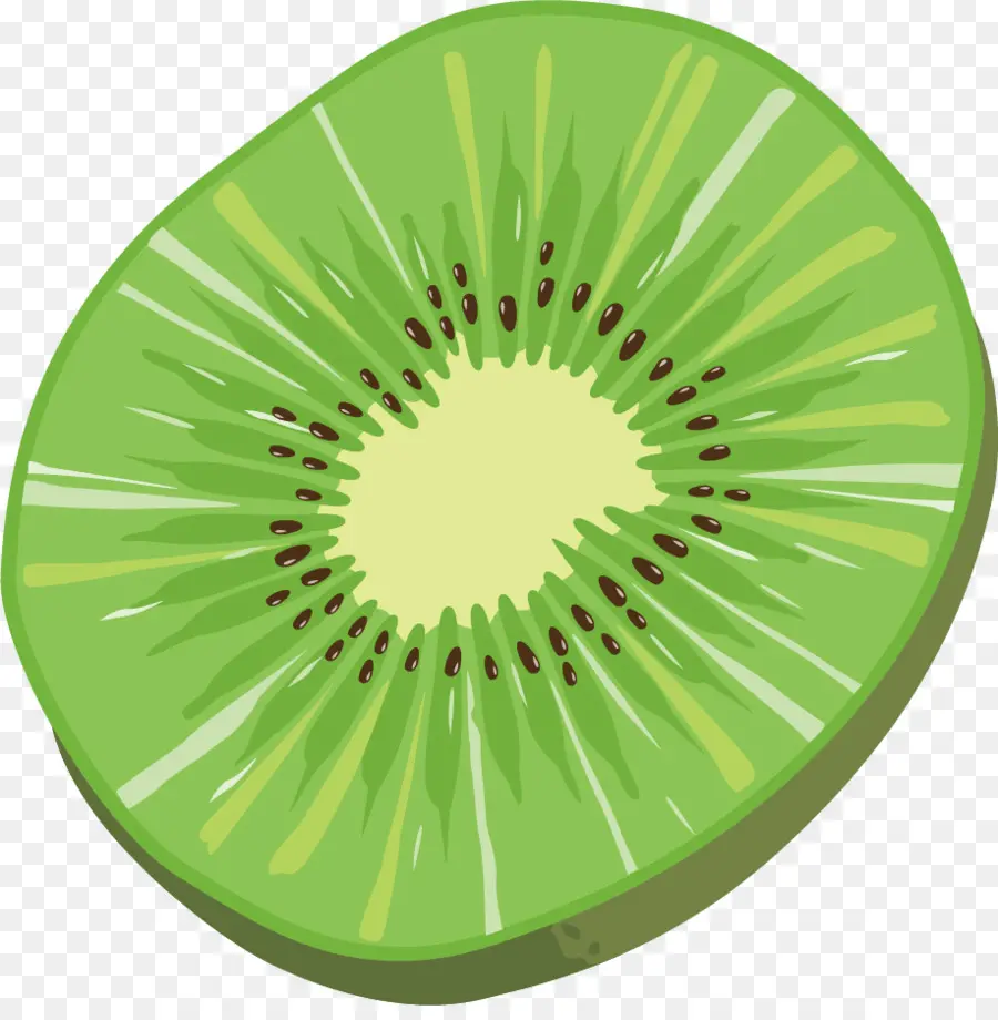 Fatia De Kiwi，Verde PNG