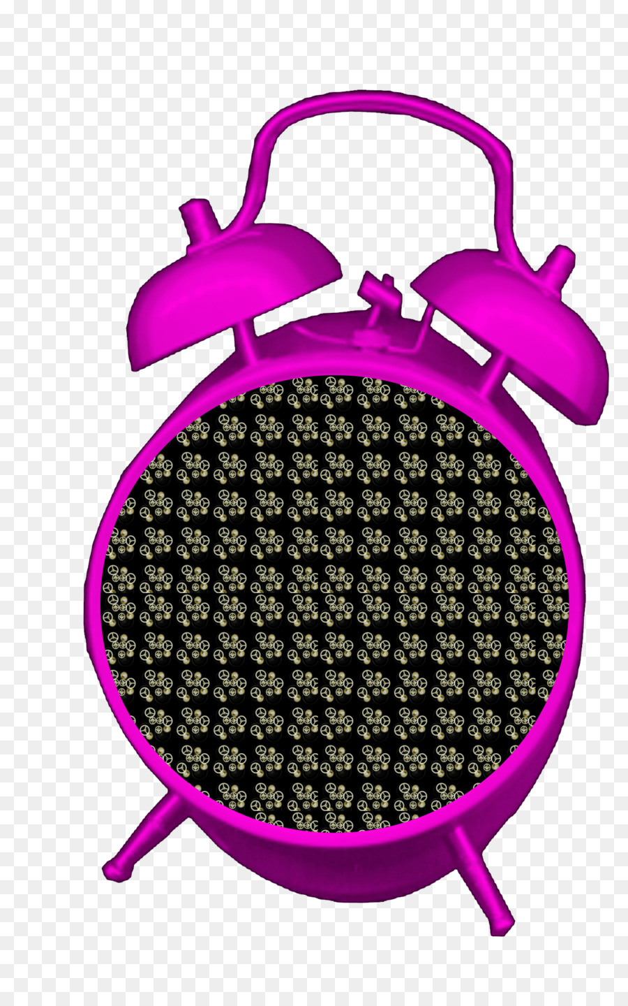 Relógio Despertador，Roxo PNG