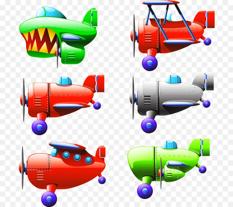 Aviões De Brinquedo，Colorido PNG