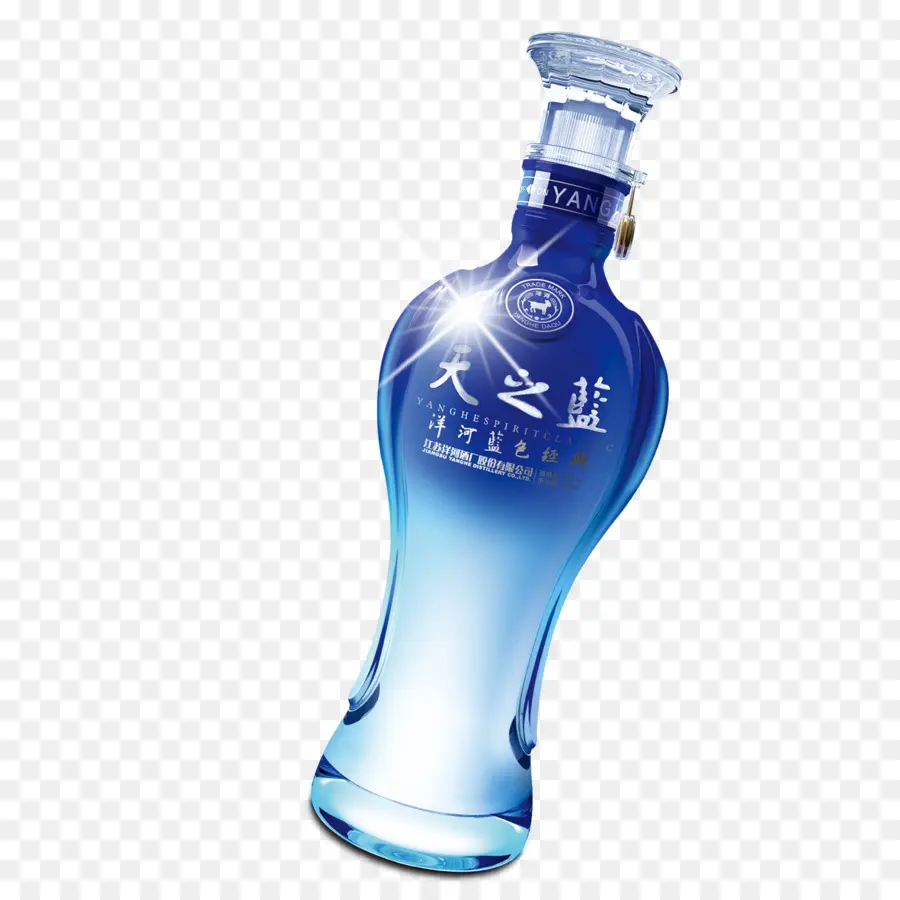 Garrafa Azul，Licor PNG