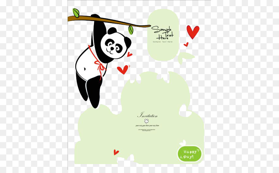 Panda，Desenho Animado PNG