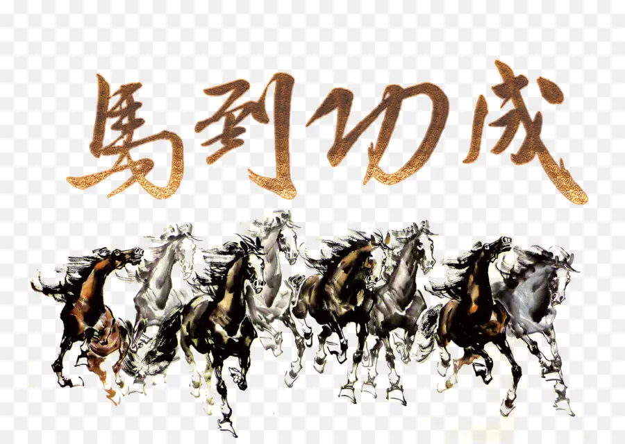 Cavalos Correndo，Galopando PNG