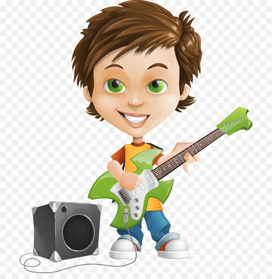 Menino Com Guitarra，Garoto PNG