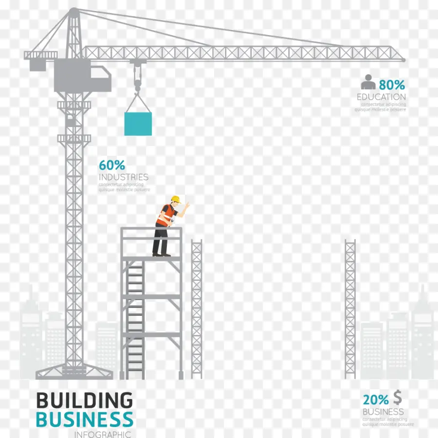 Infográfico，De Arquitetura E Engenharia PNG