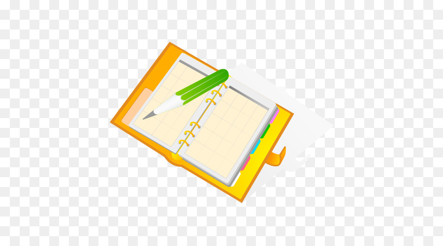 Caderno Com Caneta，Escrita PNG