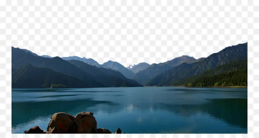 Celestial Lago De Tianshan，Turismo PNG