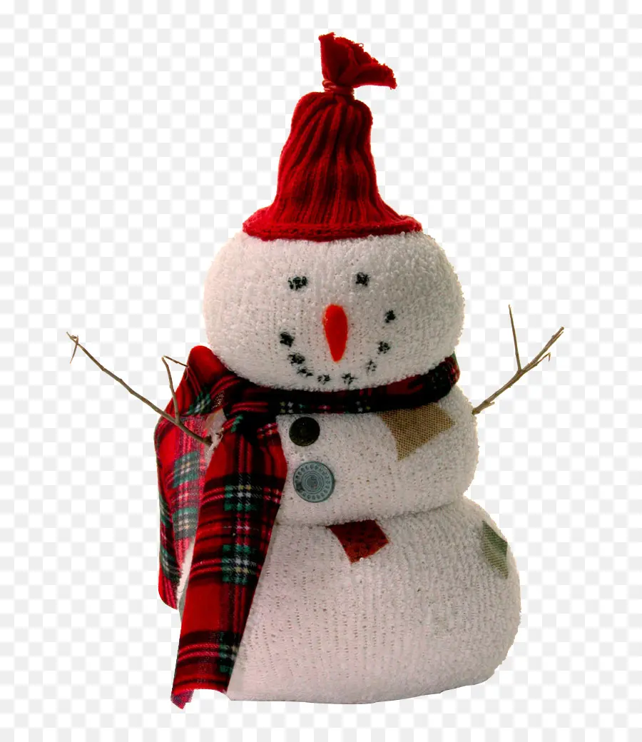 Boneco De Neve，Chapéu Vermelho PNG