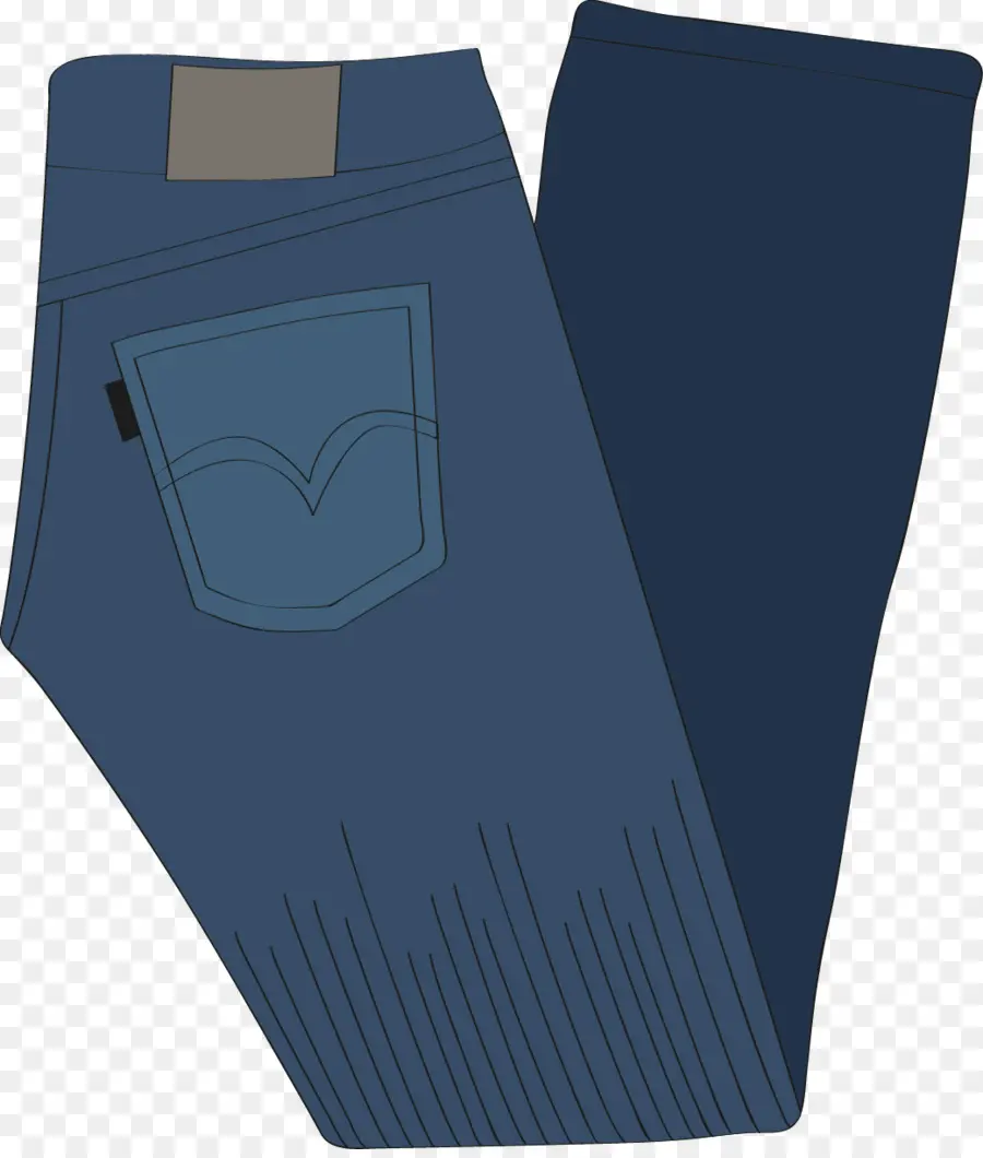 Calça Jeans，Bolso PNG